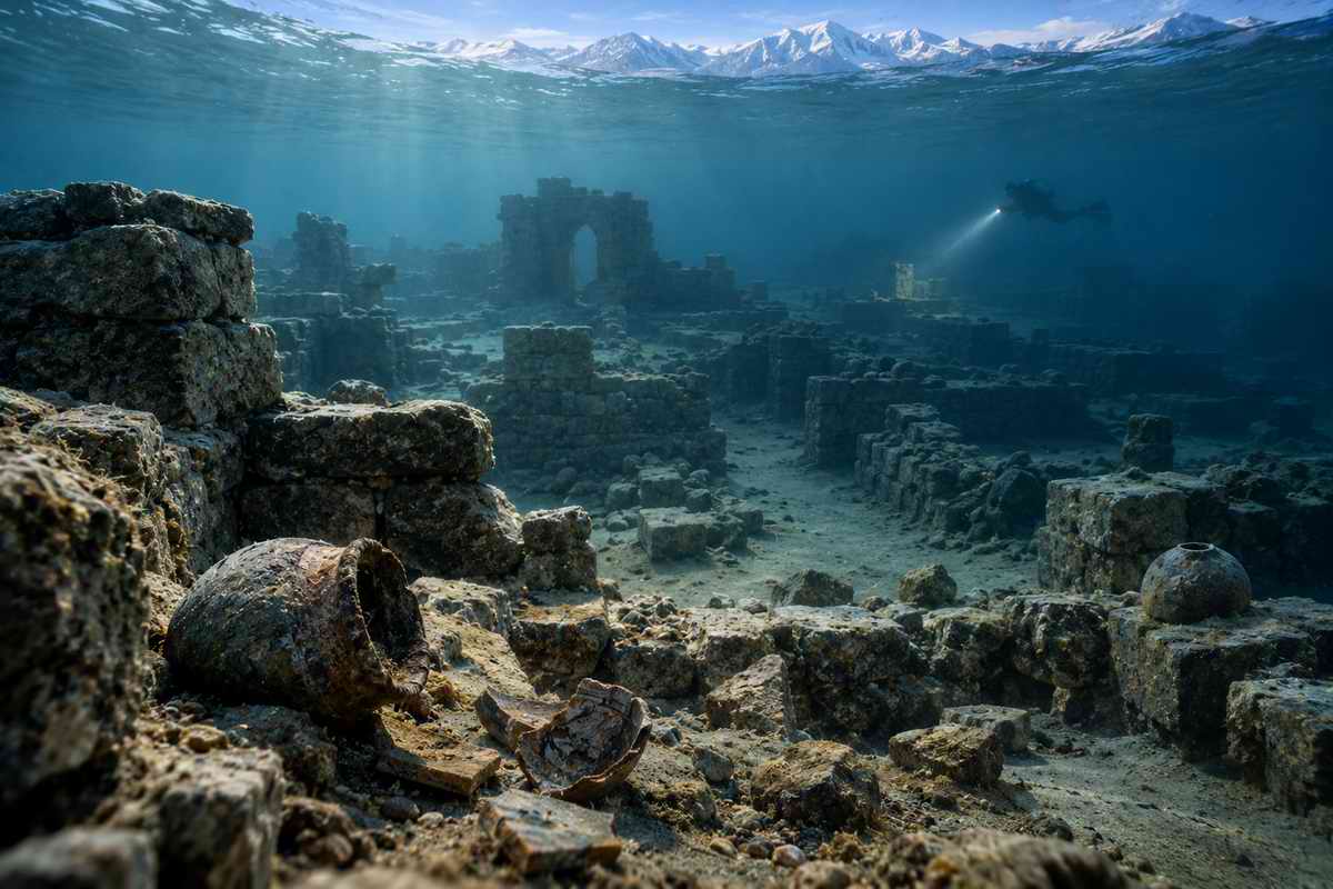 На дне Иссык-Куля нашли город, исчезнувший 800 лет назад