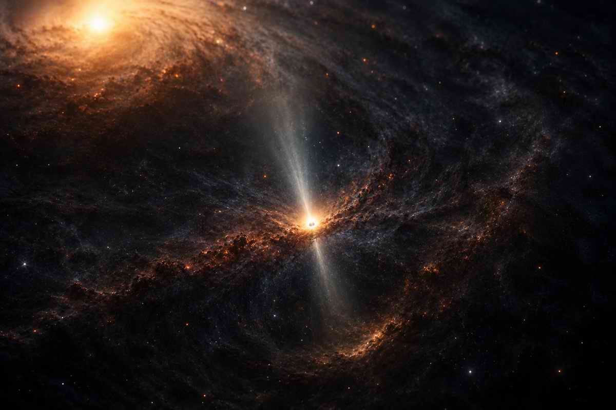 Punctum: загадочный объект в галактике NGC 4945, который не удается объяснить современной астрофизике