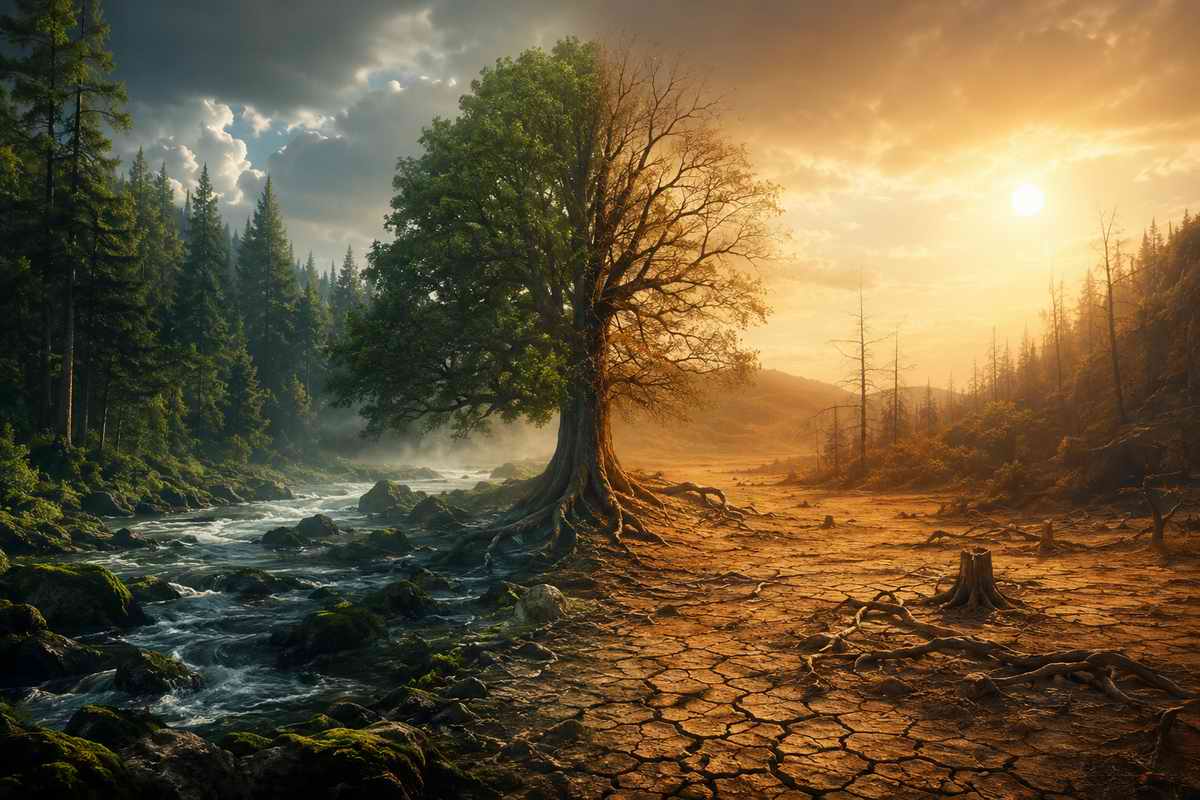 Почему естественные леса переживают экстремальную жару лучше лесных пл…