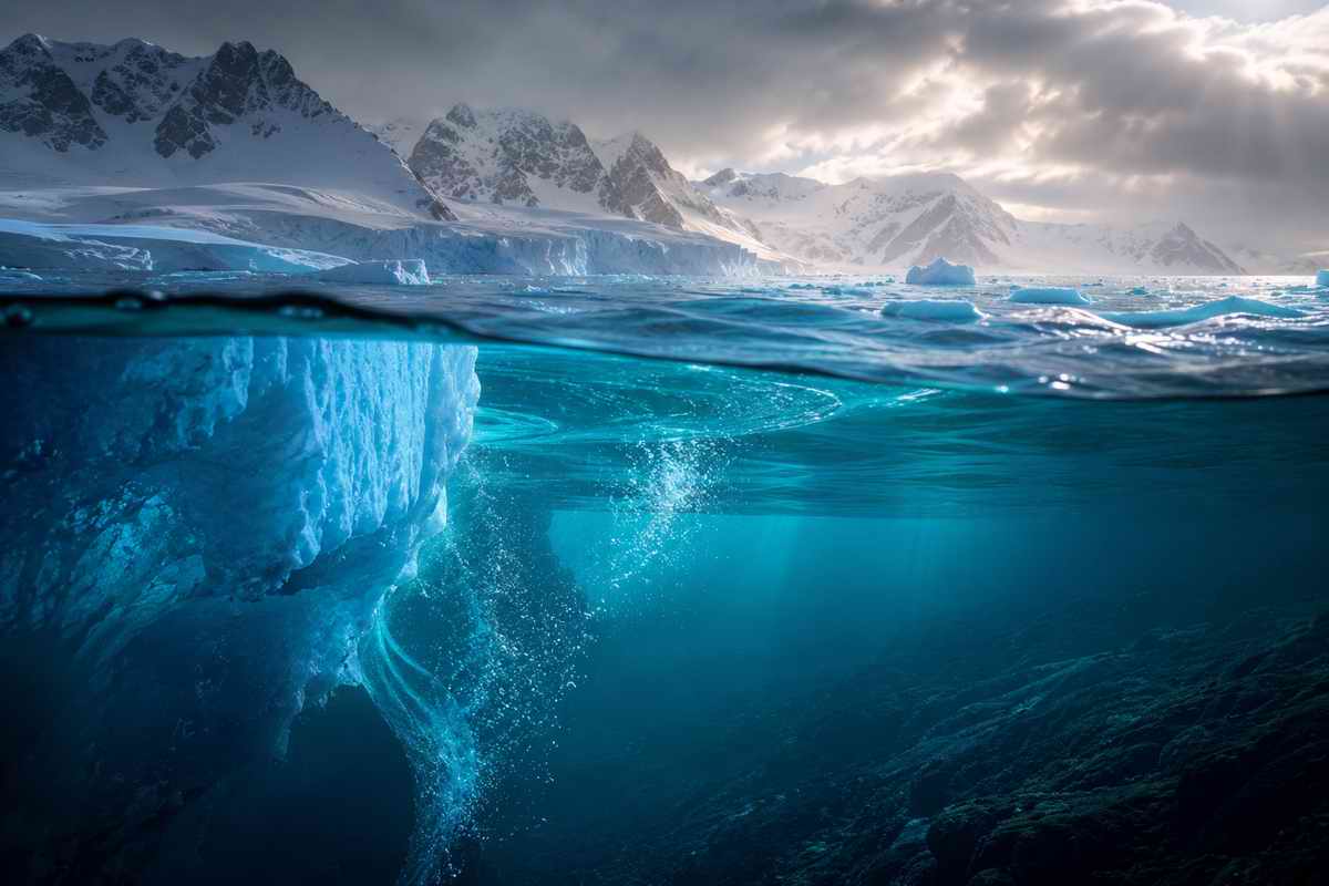 Ученые нашли скрытый резервуар талой воды под поверхностью Антарктиды,…