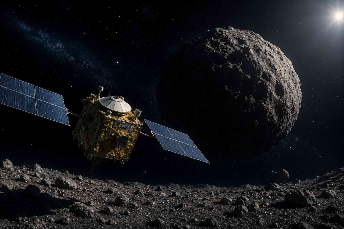 Японский зонд Hayabusa2 успешно испытал технологии планетарной защиты во время пролета у астероида