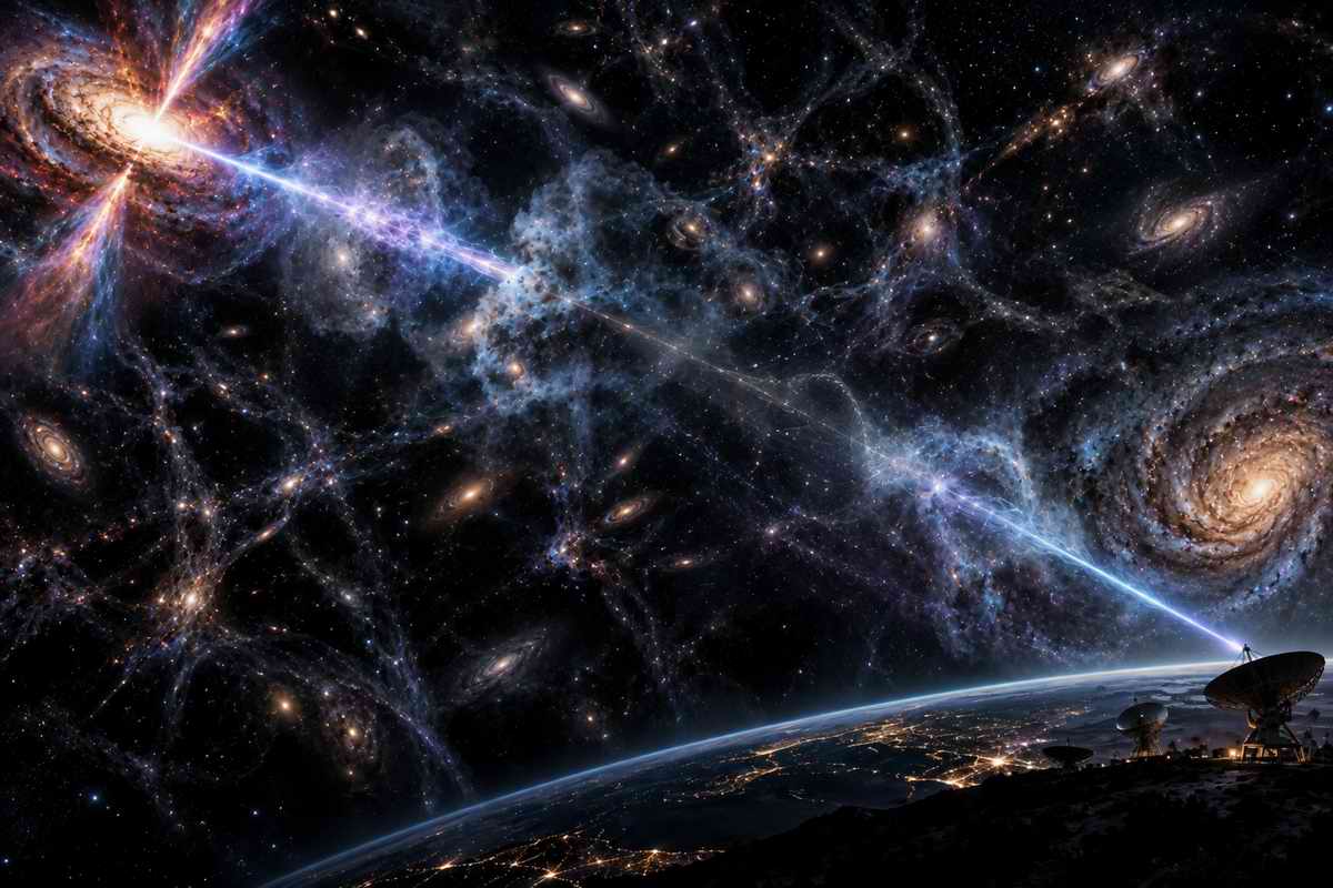 Этот фотон летел к Земле 2 миллиарда лет - по законам физики он не дол…