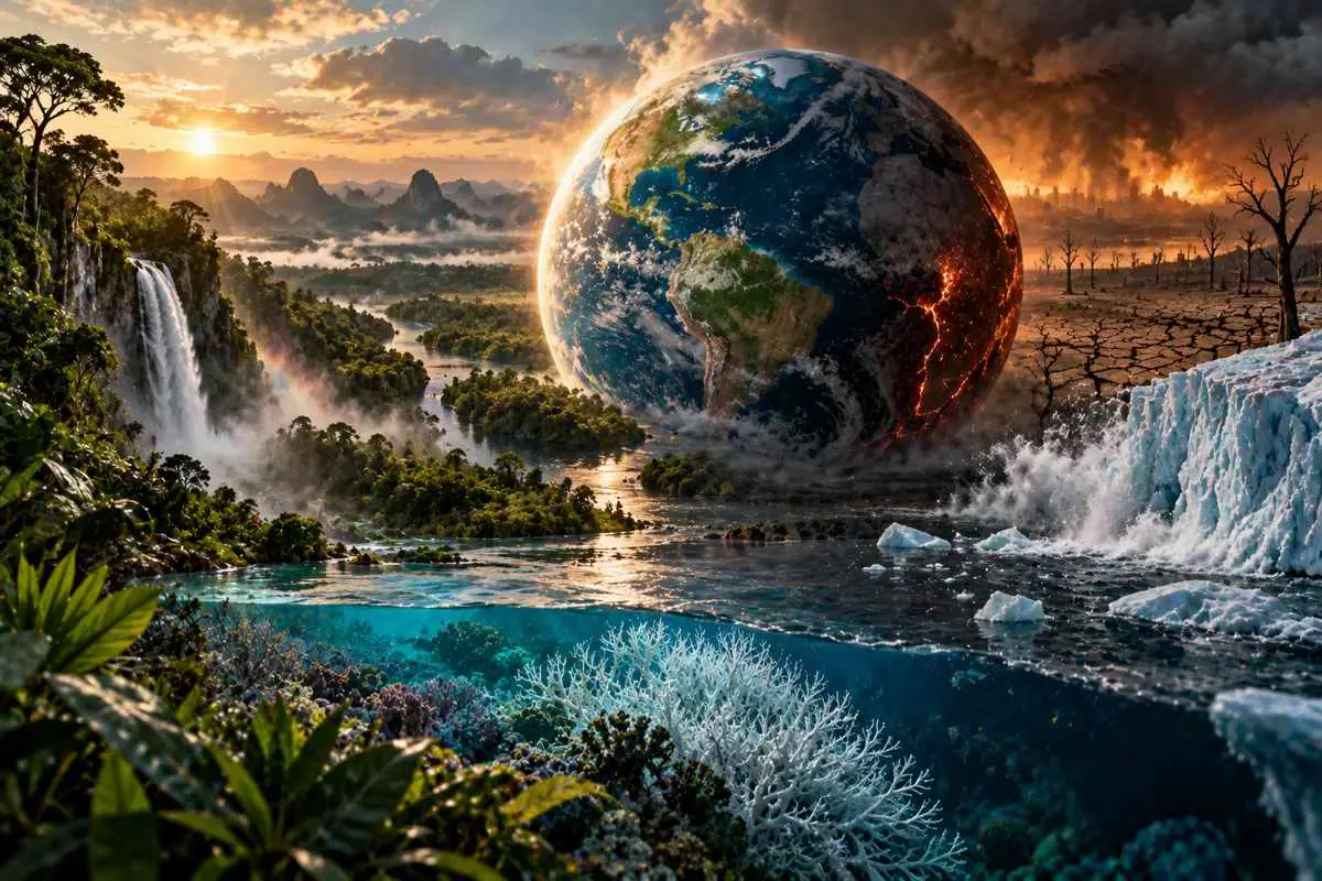 Оценка состояния планеты за 2026 год показывает, что семь из девяти планетарных границ находятся за пределами безопасного диапазона.